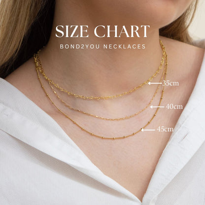 Gold Mini Paperclip Necklace